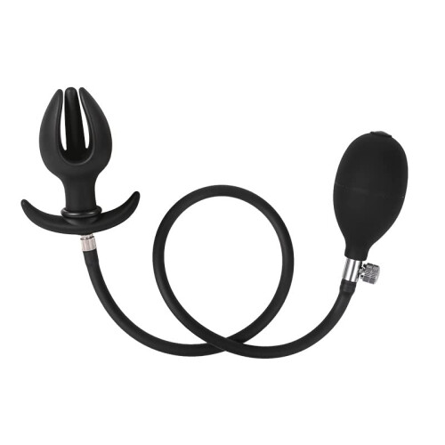 Inflatable Butt Plug with Pump Silicone Prostate Massager for Men Adjustable Size Control