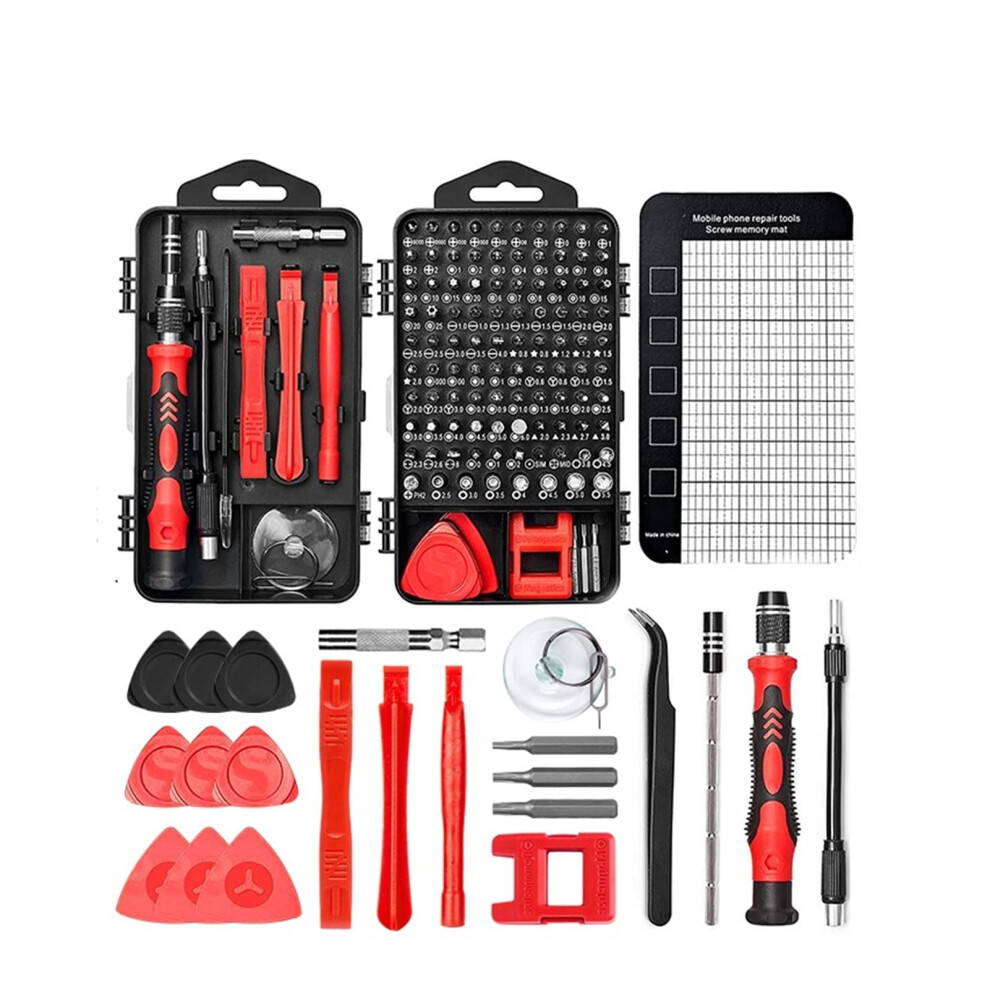 122 In 1 Precision Screwdriver Set For Electronics With Magnetic Tip And Ergonomic Nonslip Handle 9347817491197
