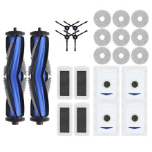 Ensemble d'accessoires pour aspirateur robot pour Debot N30 Omni / N30 Pro Omni, brosse latĂ©rale principale, filtre Hepa, chiffon, sac Ă