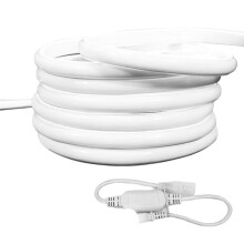 10 M Flexibler COB-Lichtstreifen, Superheller LED-Lichtstreifen, 220 V, Selbstklebendes Lineares Licht für Den Außenbereich, 240 Lichter Pro Meter,