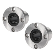 2 Stück lineare Führungslager Kugelflanschensatz LMF20UU 20mm Stahl