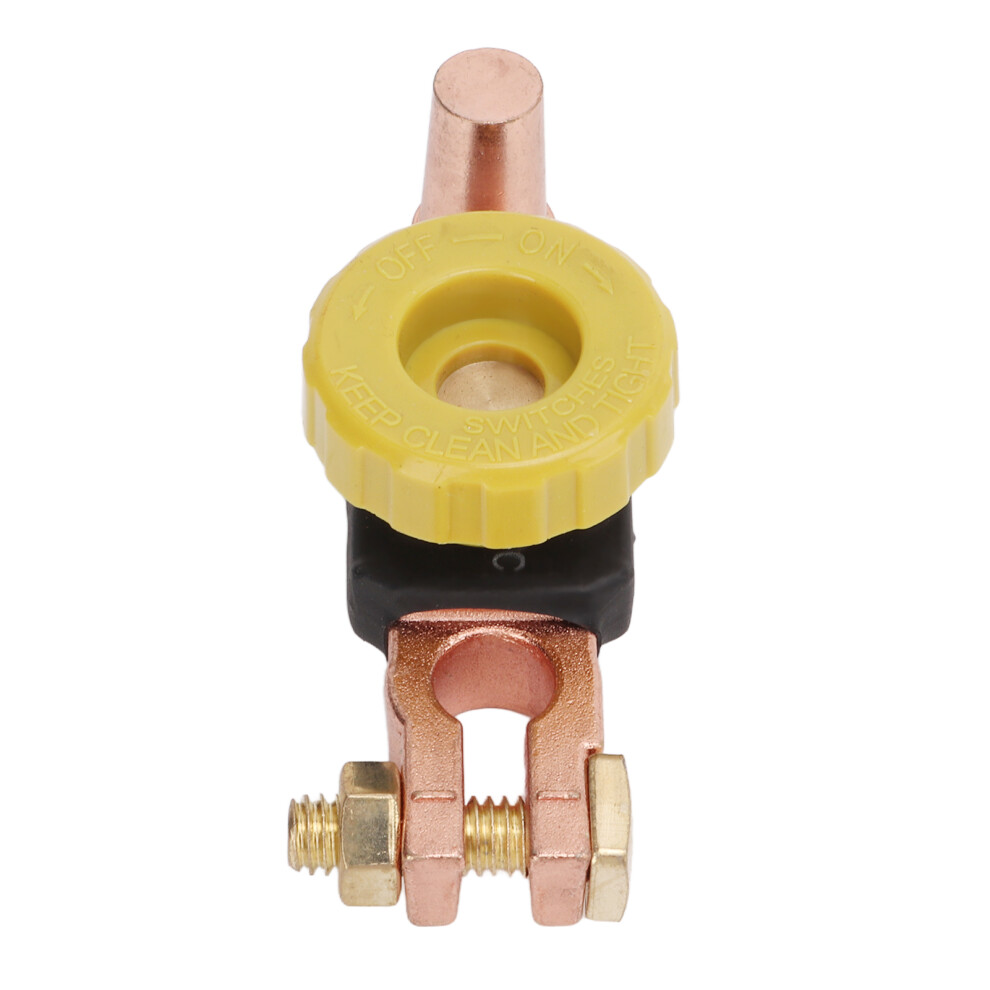 Rustproof Brass Post Battery Disconnect Switch For 6V 12V Vehicles Heavy Duty 4651375489776