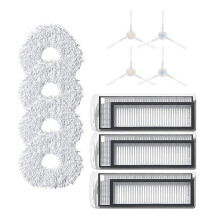 För G20S Sopmaskin S8 Max Ultra Sopmaskin, Reservmoppduk, Borste, Sidofilter, Tillbehör