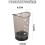 Fruit Cutter Cup with Removable Stainless Steel Blade,Cup Cutter Fruit, Dishwasher Safe, Kitchen Aid Egg Cutter 6