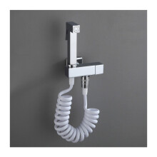 Handheld Sprayer For Toilet Brass Chrome With Hose, Portable Baby Cloth Diaper Sprayer Head, Feminine Wash, Pet Washing
