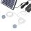 DC Micro Solar Pond Pump 10V 6W with Adjustable Panel & Bubble Stone 8
