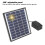 DC Micro Solar Pond Pump 10V 6W with Adjustable Panel & Bubble Stone 10