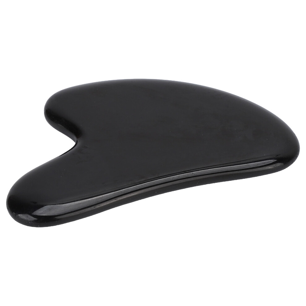 Black Gua Sha Therapy Tool For Skin Lifting And Firming Face And Neck Massage
