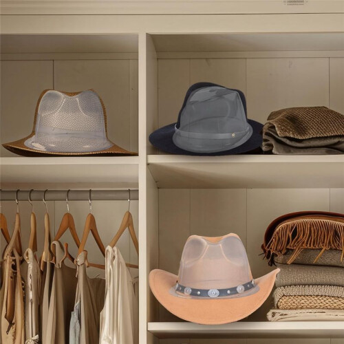 12 Pezzi di Supporto per Cappelli In Plastica per Cappelli Multipli con Inserti Modellanti e Supporto da Tavolo per Cappelli 2