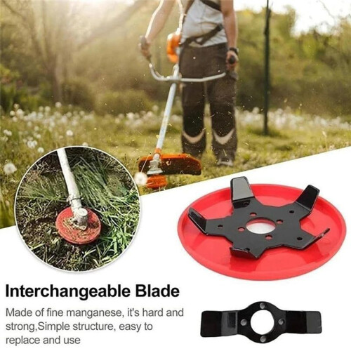 Weeding Disc, Weed Eater Blades Weeding Disk,Weeder Plate for Trimmer, Universal Weed Eater  Replacement 2