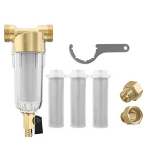 Filtro per Sedimenti, Filtro per Sedimenti Riutilizzabile, Filtro per Acqua di Tutta La Casa per Acqua di Pozzo