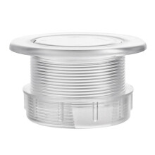 Set med Ringplugg och Lock för Parasollhål, Genomskinlig Förtjockad Parasollinsats för Utomhuspool, Picknick och Trädgårdsdäck