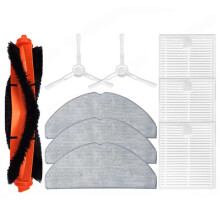 Accessoires de Remplacement pour Aspirateur Robot pour S20/D106, Filtre Hepa, Rouleau Principal, Brosse, Chiffon de Nettoyage, Pièces de