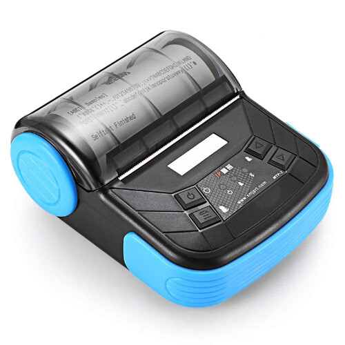 80mm Mini Bluetooth Thermal Receipt Printer Speed Wireless Printing for Android iOS Windows