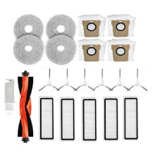 Pièces Détachées pour Aspirateur Robot pour X10+ / X20+ / X20 , Accessoires, Brosse Principale, Latérale, Serpillière, Sac à Poussière,