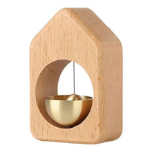 Deurbel Houten Windgong Draadloze Deurbel Entree Deurbel Decoratieve Windbel Huisdecoratie A