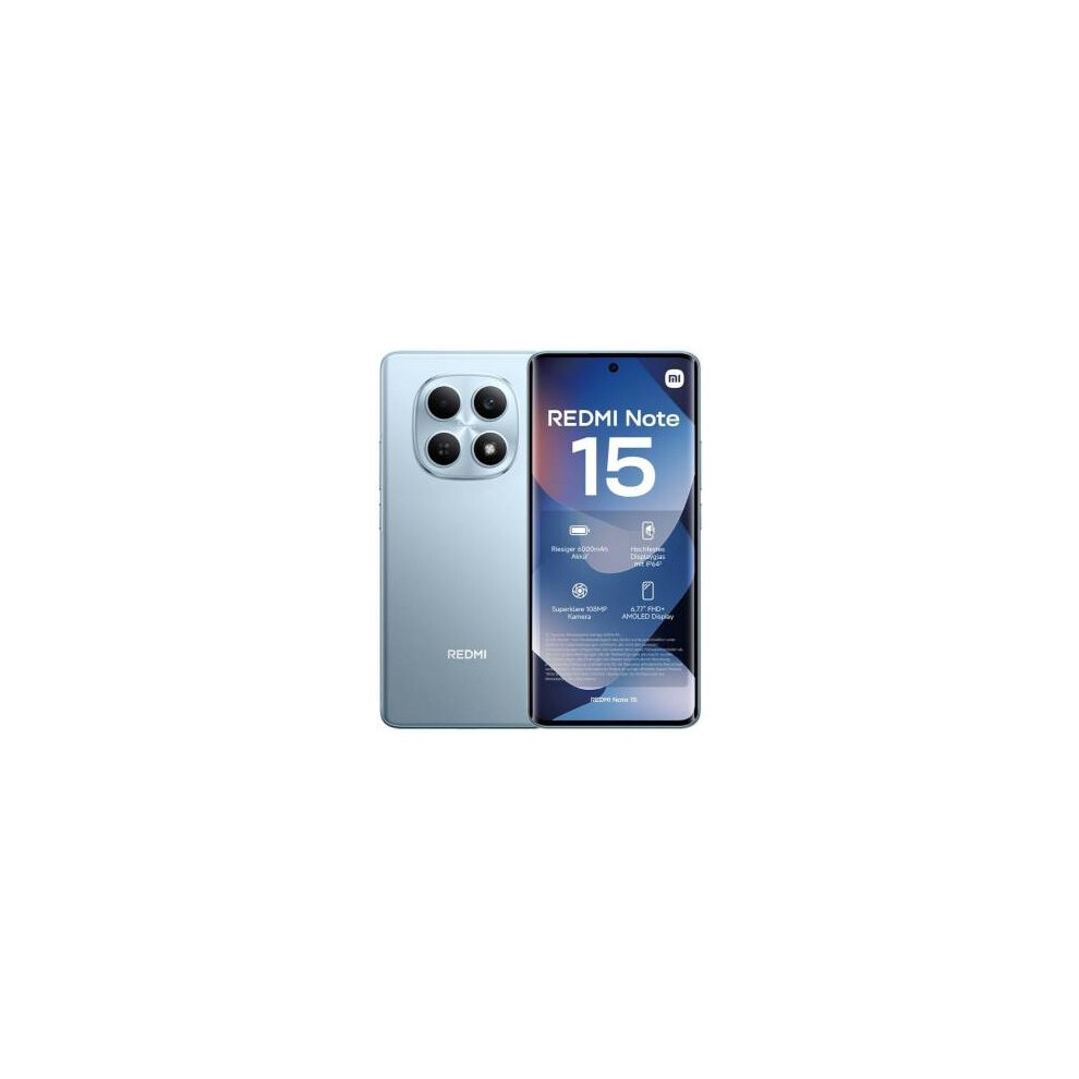 Xiaomi Redmi Note 15 8 + 256Gb 6.77 "Nfc Glacier Ds Eu Blue