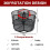 360 Rotating Silverware Utensil Holder - 5 Compartment Whirling Utensil Holder Kitchen for Spoon Fork Flatware Storage 5