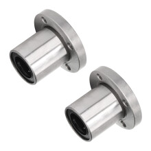2 Stück Linearbewegungslager-Kugel-Flanschset für Geräte, Modelle LMF16UU/20UU/25UU