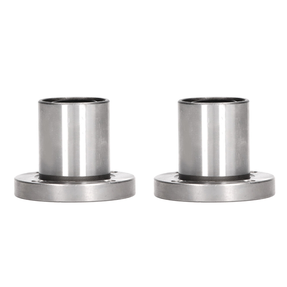 2Pcs Linear Motion Bearing Kit Lmf25uu,20Uu,16Uu Flange Set 5061375493663
