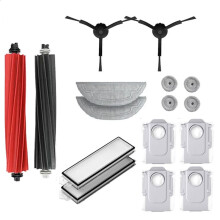 16 Pièces pour Aspirateur Robot pour  S8 MaxV Ultra, Accessoires, Chiffon, Sacs, Brosse Latérale, Filtre Remplaçable