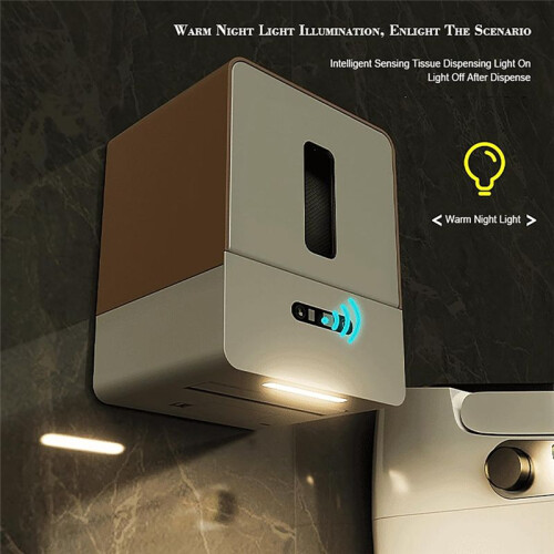 Automatic Paper Towel Dispenser Touchless for Kitchen Bathroom Wall Under Counter Mount Auto Cabinet 2