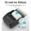 Bluetooth Thermal Receipt Printer 58mm Wireless POS Printer for Android iOS with Long Battery Life 4