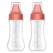 Botella Exprimible con Múltiples Orificios, para Condimentos, con Escala para Alimentos de Cocina, 350 Ml B