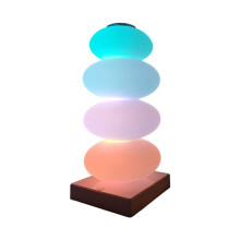 Lampe de Chevet Décorative à LED RVB 16 Couleurs, 16 Couleurs, Interrupteur Tactile, Éclairage Multi-Étapes