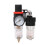 AFC2000 G1/4 Air Compressor Regulator Filter Combo with OilWater Separation and Precise Control 1