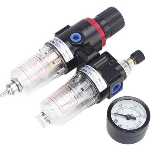 AFC2000 G1/4 Air Compressor Regulator Filter Combo with OilWater Separation and Precise Control 1