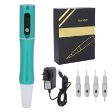 Draadloze tattoo-pen met timerfunctie, instelbare naaldslag en geluidsarme motor, voor wenkbrauwen, eyeliner en lipkunst.