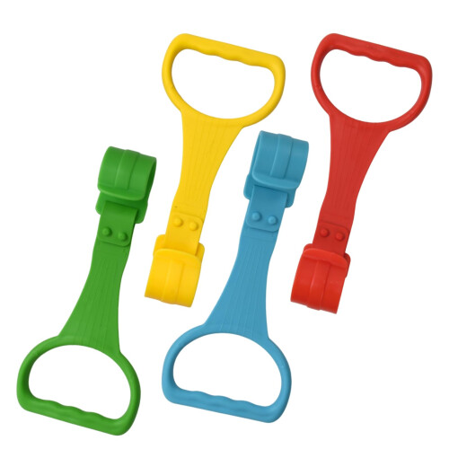 Baby Hand Rings 4 PCS Baby Cot Hand Rings Colorful Pull Up Rings Removable Training ...