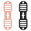 2pcs Silicone Lid Lock Strap for Low Cooker (6/7/8 Quart) Universal Pot Lid Holder Rubber Strap Alternative 1