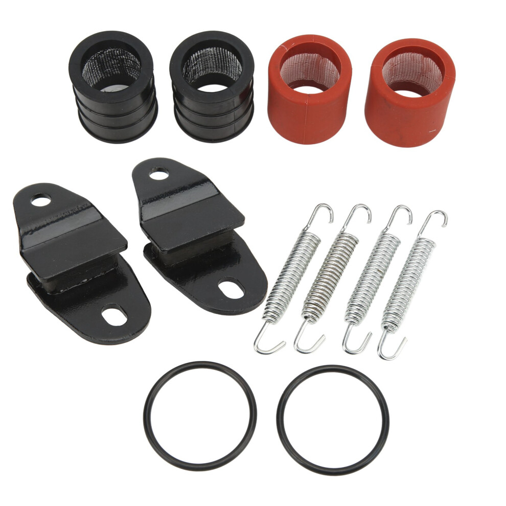 12Pcs Exhaust Muffler Gasket Spring Stay Kit For Banshee 350 Yfz350 7641375500820