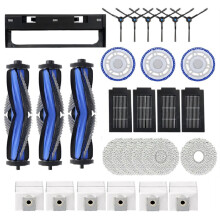 Pièces détachées pour aspirateur robot pour  T50 PRO OMNI / T50PRO / T50 OMNI: brosses latérales, chiffons, filtres, sacs à poussière.
