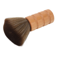 Pinceau de rasage pour homme avec manche en bois, poils en nylon, pinceau flexible pour faire la mousse