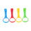 4pcs Baby Cot Pull Up Rings Walking Training Support with Safe Rounded Edges for Crib Use 1
