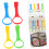 4pcs Baby Cot Pull Up Rings Walking Training Support with Safe Rounded Edges for Crib Use 2