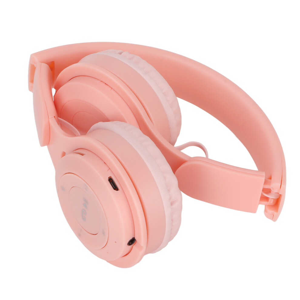 Y08 Kids Over Ear Headphones Macaron Design Stereo Sound Foldable Pink 3241375500444