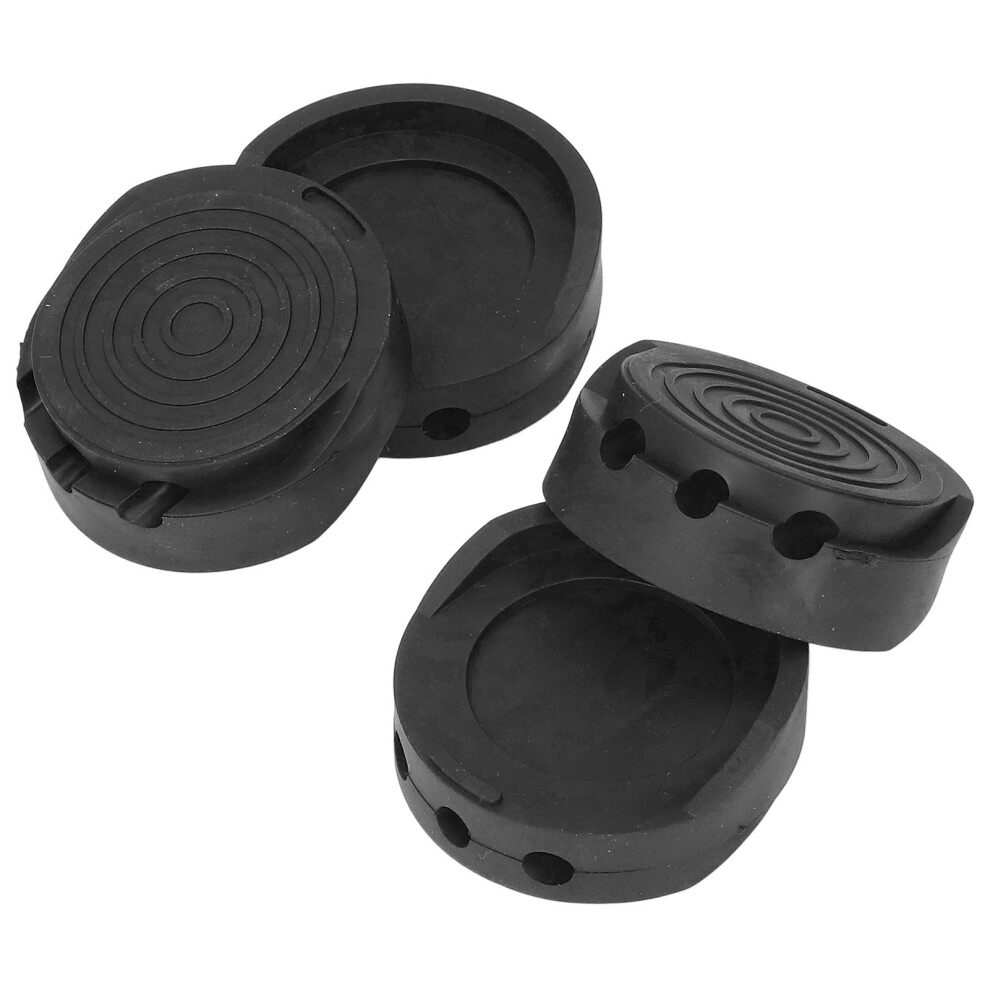 4Pcs Rubber Washing Machine Anti-Vibration Non-Slip Furniture Leg Mats 5031375501552