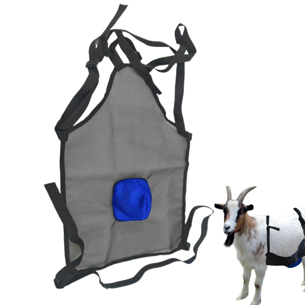Anti-Breeding Apron For Goats - Durable Blue Livestock Control Equipment For Cattle, Horses, And Other Animals 9199774056588