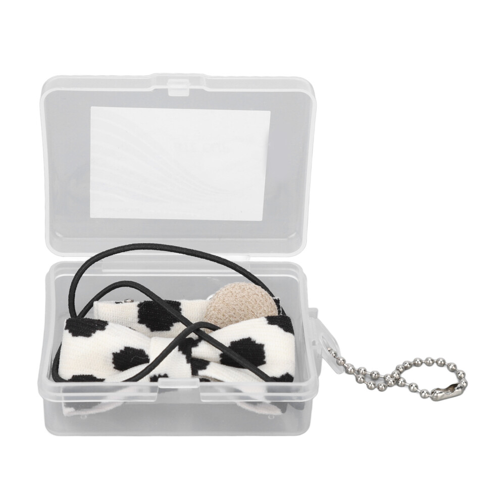 Black/White Hearing Aid Anti Lost Lanyard Nylon Fixation For Single Ear