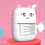 Mini Thermal Printer Bluetooth Wireless Photo Label Receipt Printer Inkless for Mobile Phones Blue White 2