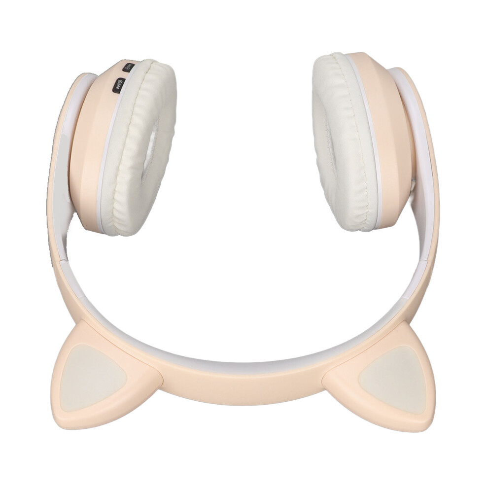 Glowing Cat Ears Bluetooth Headphones 40Mm Speakers Foldable Wireless 7891375503899