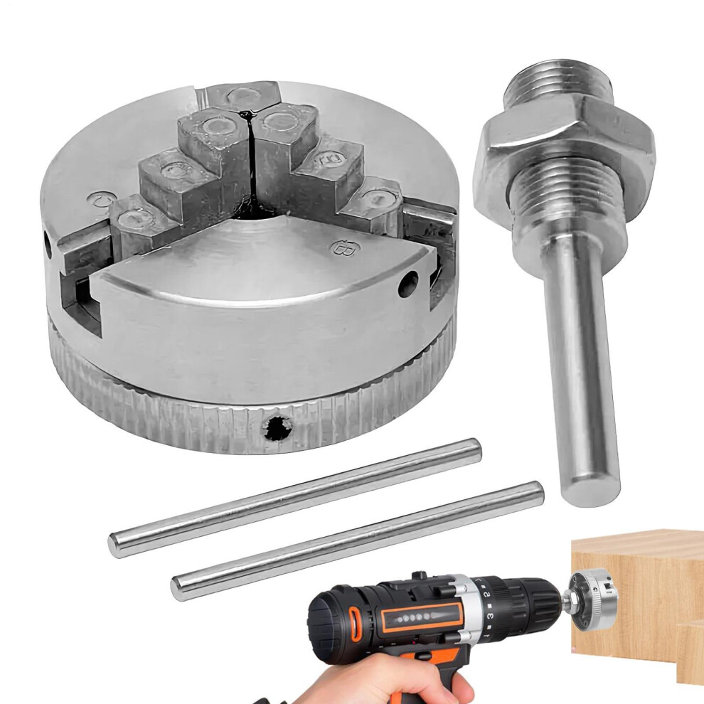 Lathe Chuck Selfcentering Threejaw Precision Woodworking Tool For Cnc Drill Industrial Workshop 9347817494235