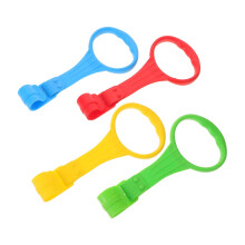 4pcs Baby Cot Pull Rings Helps Baby Stand Up Crib Learning Handles for Newborns Nursery