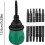 Ratchet Screwdriver Set with Adjustable Telescopic Handle and Interchangeable Heads for Glasses 5