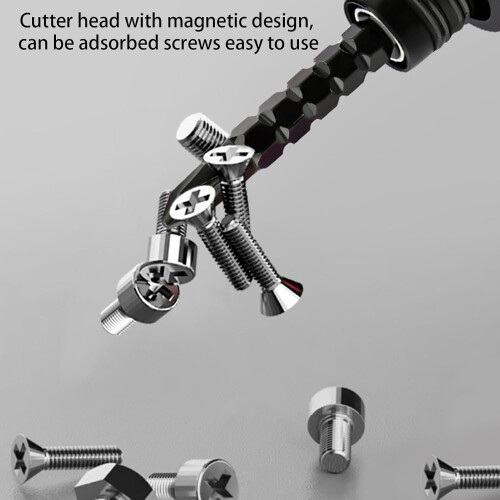 Ratchet Screwdriver Set with Adjustable Telescopic Handle and Interchangeable Heads for Glasses 2