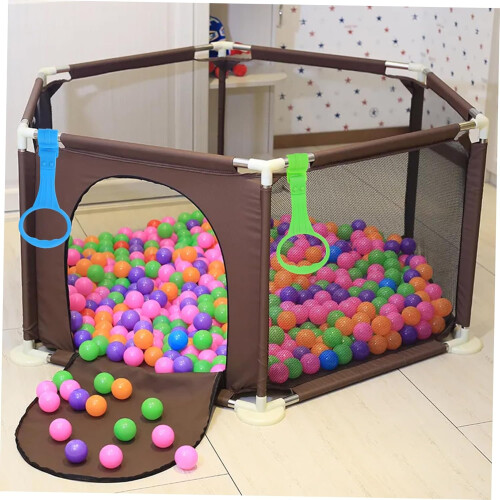4pcs Baby Cot Pull Up Rings for Standing Assistance Toddler Walking Learning Smooth Edges 1